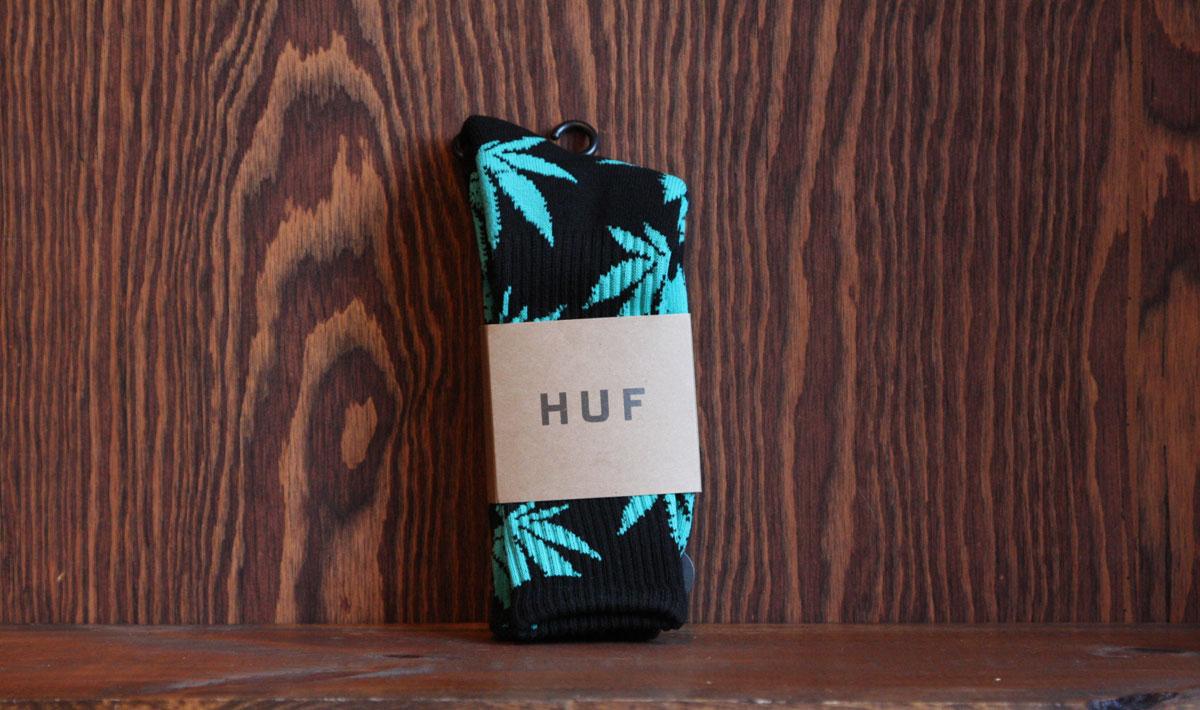 Plantlife Crew Sock (Black/Mint)