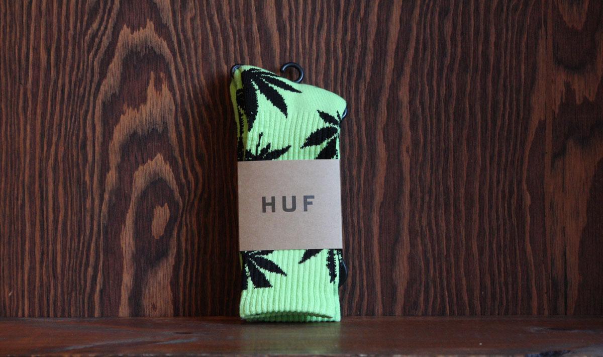 Plantlife Crew Sock (Lime/Black)