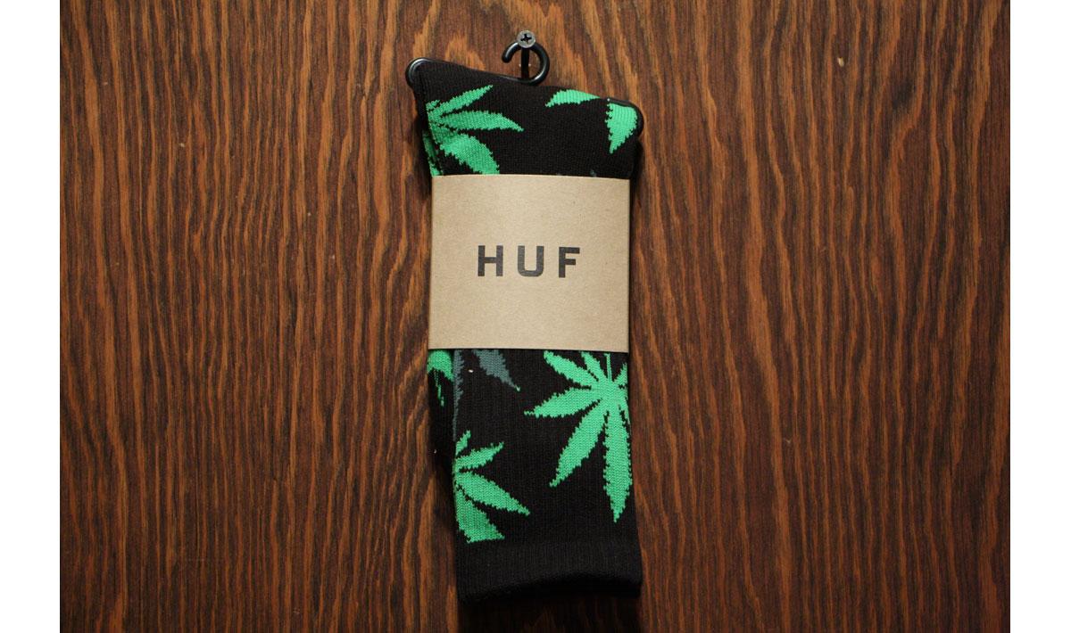 Plantlife Crew Sock (Black/Green/LtGreen)