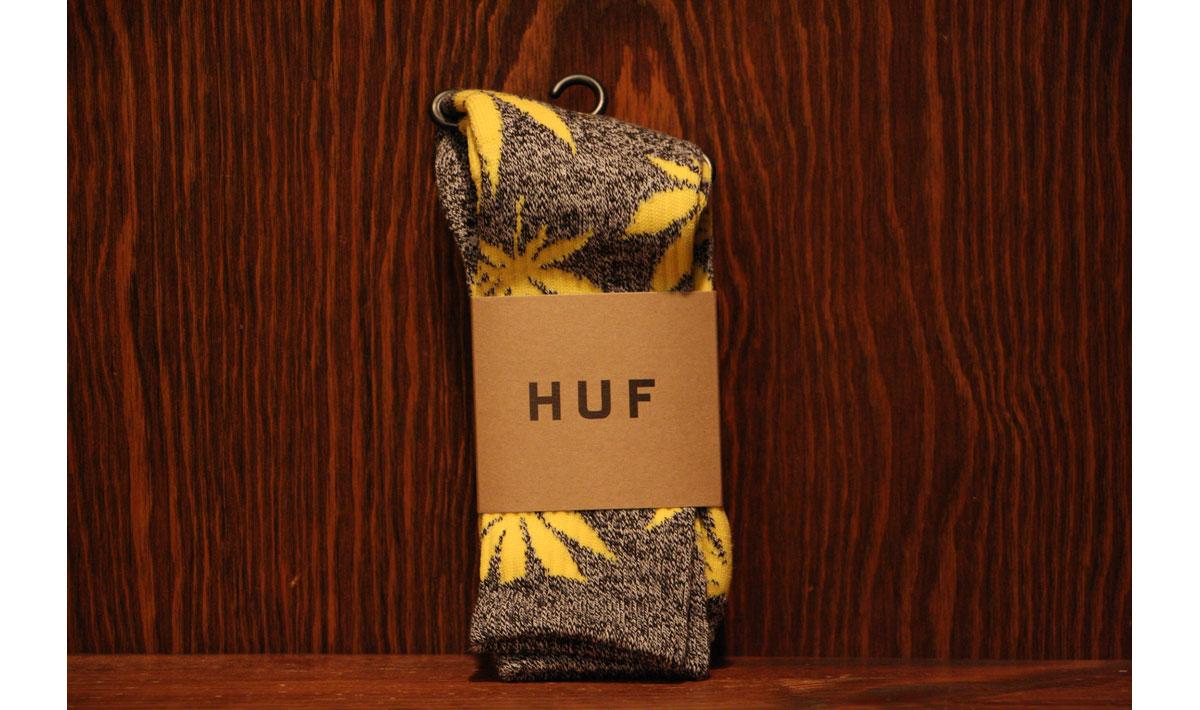 Plantlife Crew Sock (Black/Heather/Yellow)