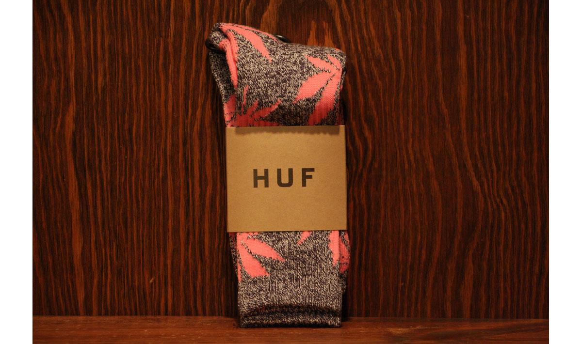 Plantlife Crew Sock (Navy Heather/Pink)