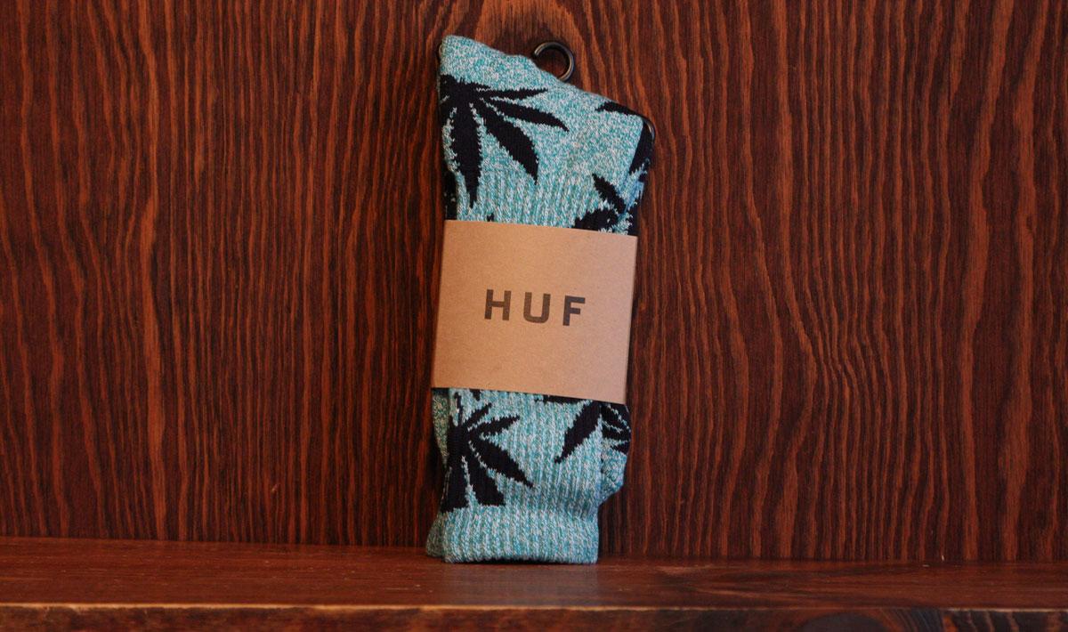 Plantlife Crew Sock (Jade Heather/Navy)