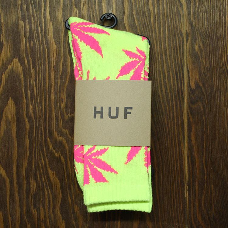 Neon Plantlife Sock (Yellow)