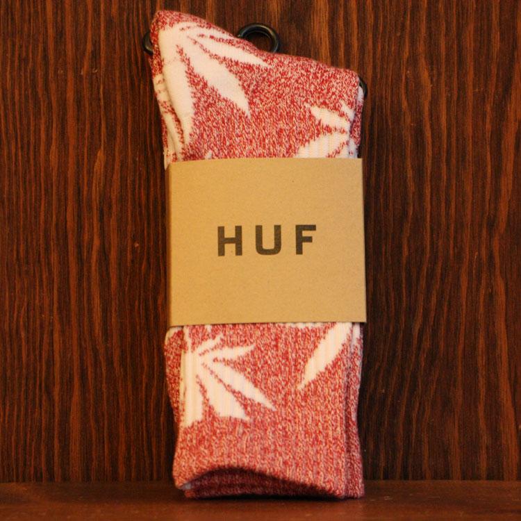 Plantlife Crew Sock (Red Heather/White)