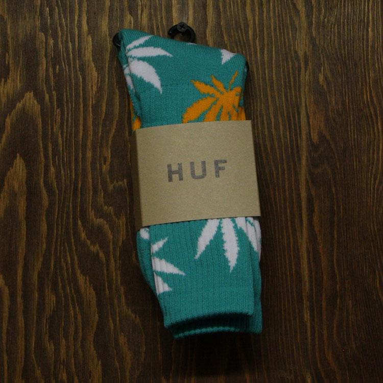 Plantlife Crew Sock (Jade/Orange/Wht)