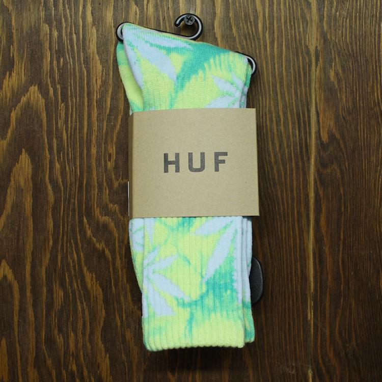 Tie Dye Plantlife Sock (Yellow/Mint)