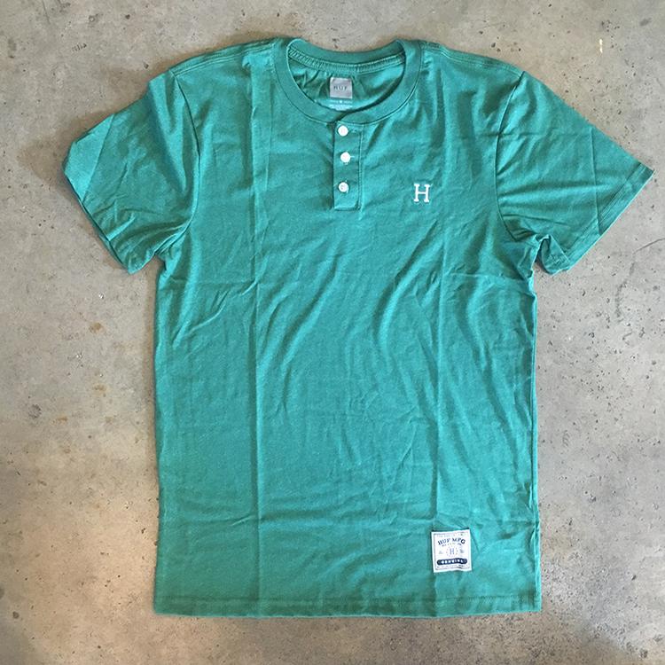 Premium Heather Henley (Olive)