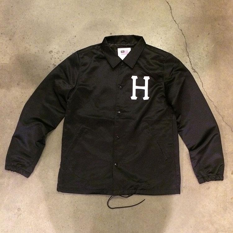 Satin Coaches Jacket (Black)
