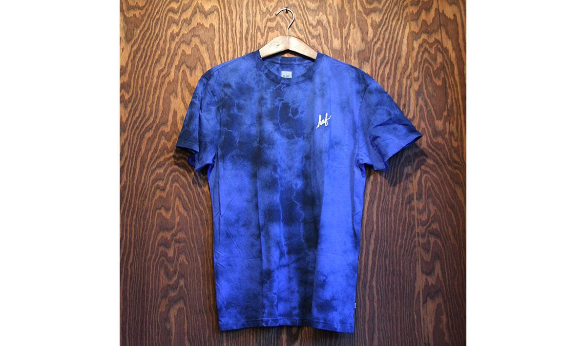 Small Script Crystal Wash Tee (ROY)