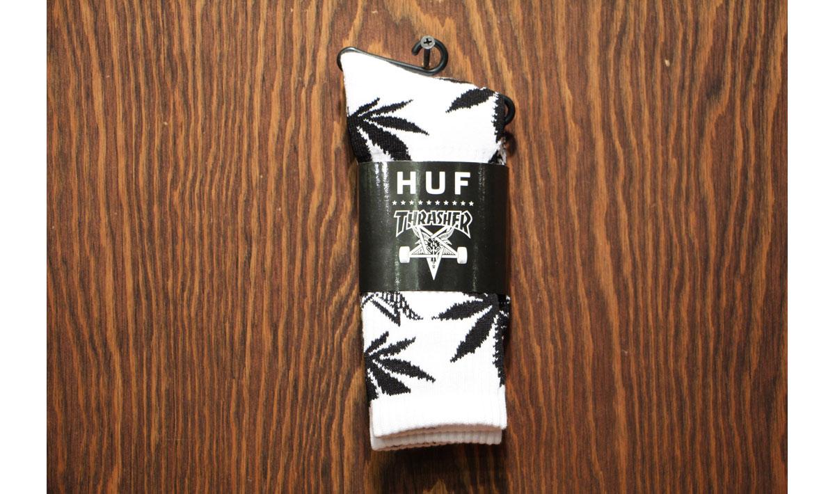Huf X Thrasher Plantlife Crew (White)