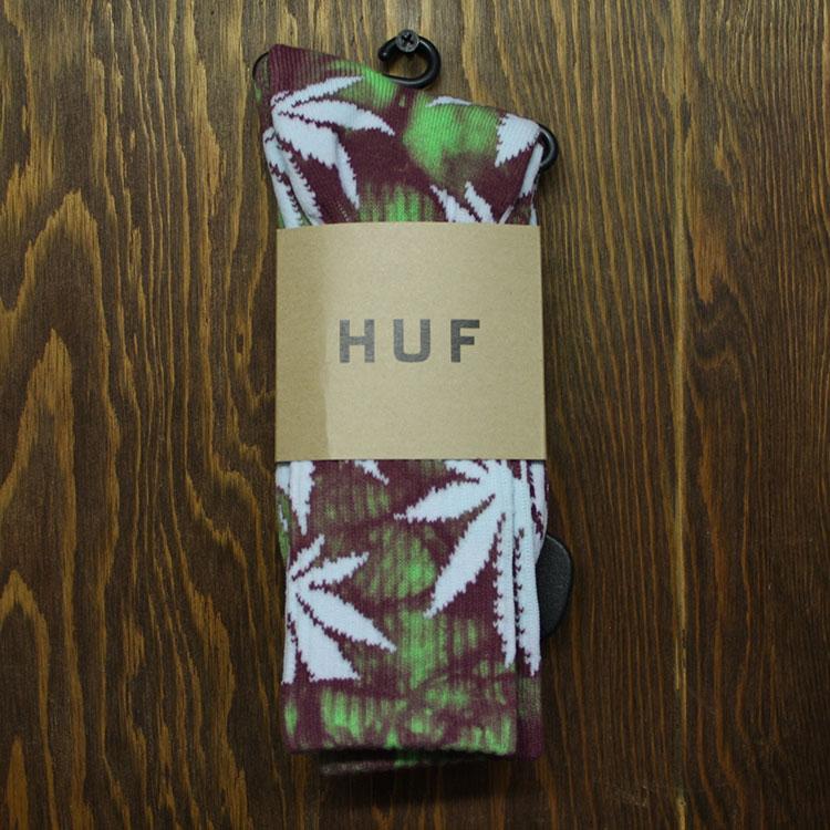 Tie Dye Plantlife Sock (Green/Purple)