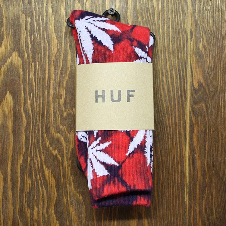 Tie Dye Plantlife Sock (Red/Blue)
