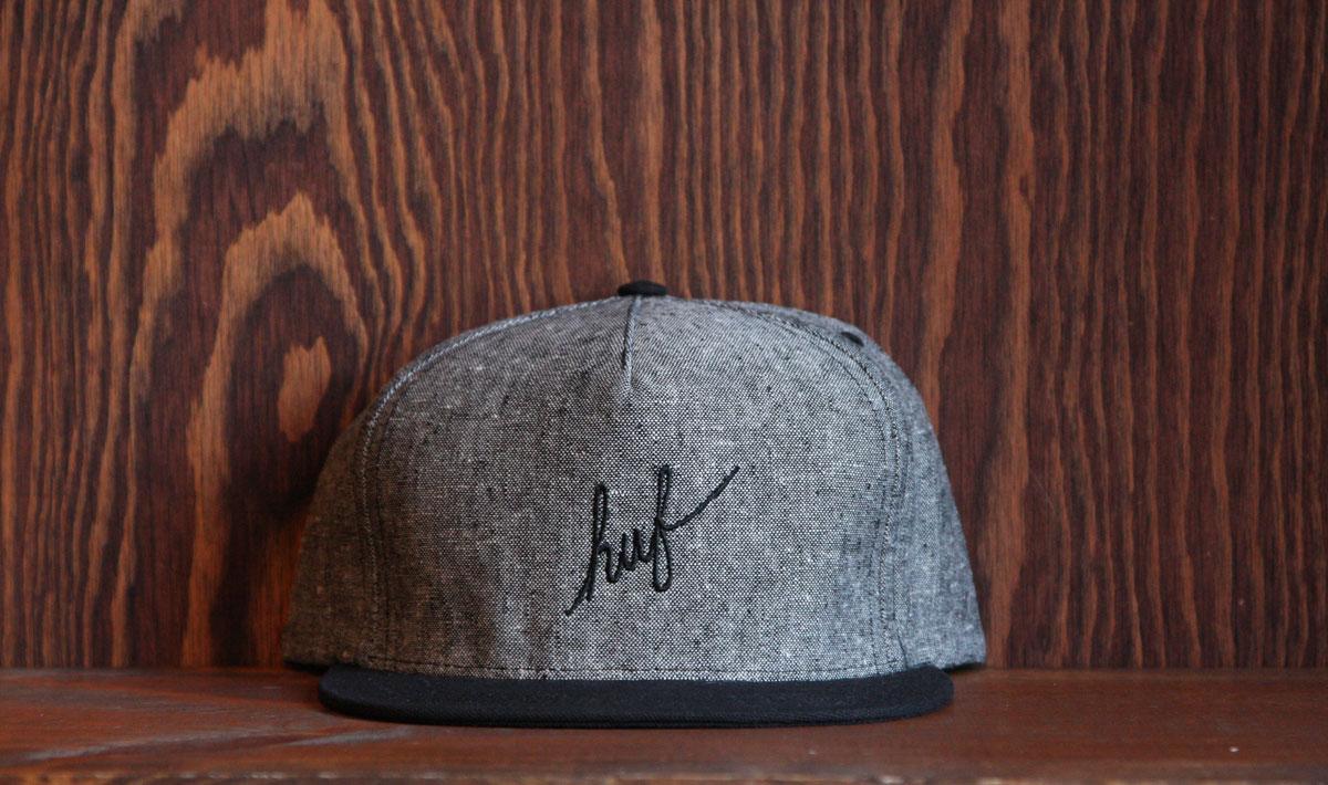 Tweed Snapback (Black)