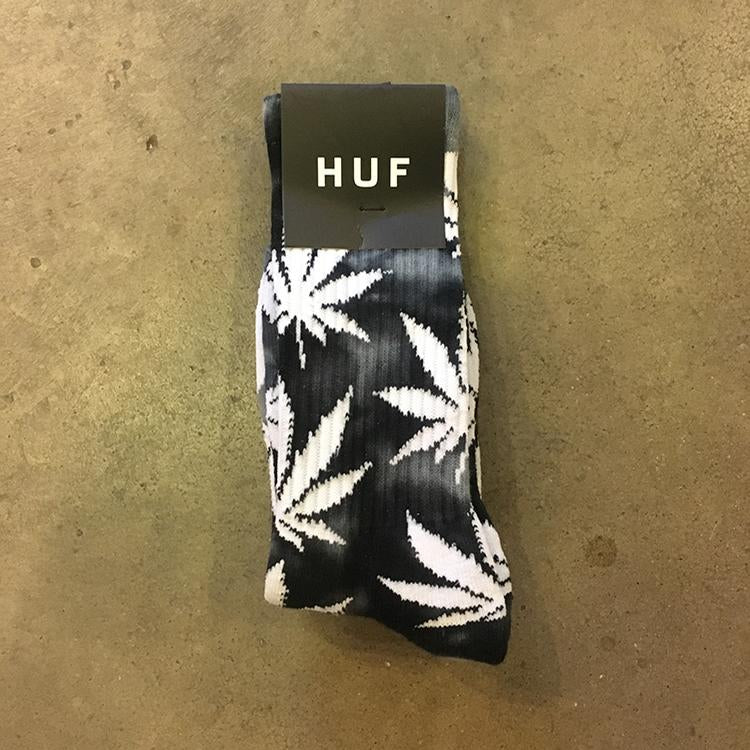 Tyedye Plantlife Crew Sock (Black/White)