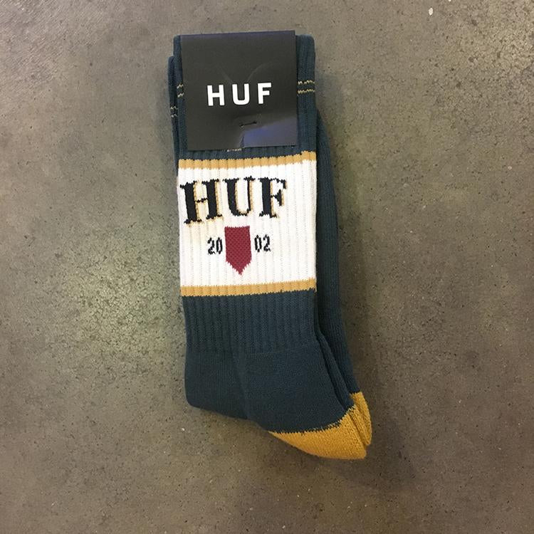 Whiskey Dick Crew Sock (Dark Green)