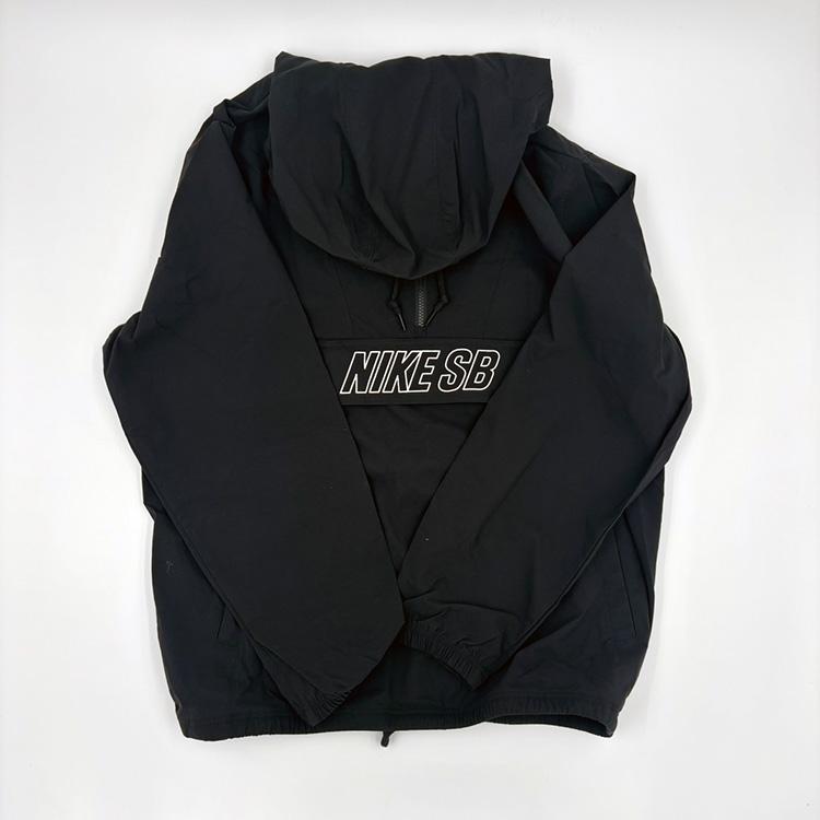 Anorak Skate Jacket (Black/White)