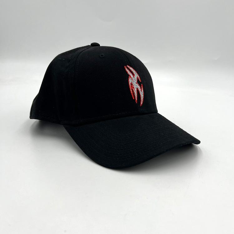Shadow Box Hat (Black/Silver Sparkle)
