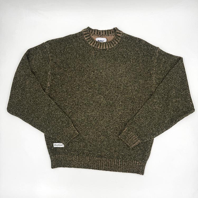 Textured Knit Sweater (Army)