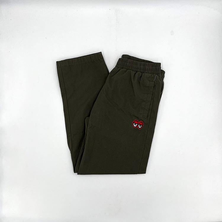 Eyes Pant (Olive/Red)
