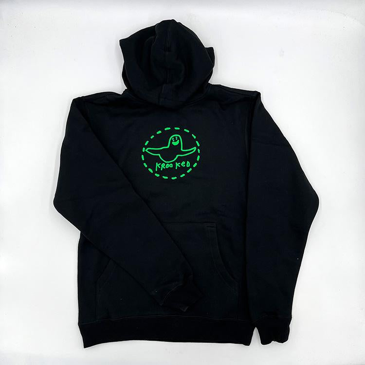 Trinity Smile Hood (Black/Green)
