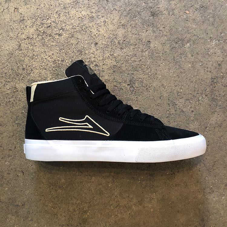 Theories Newport High (Black/Sand Suede)