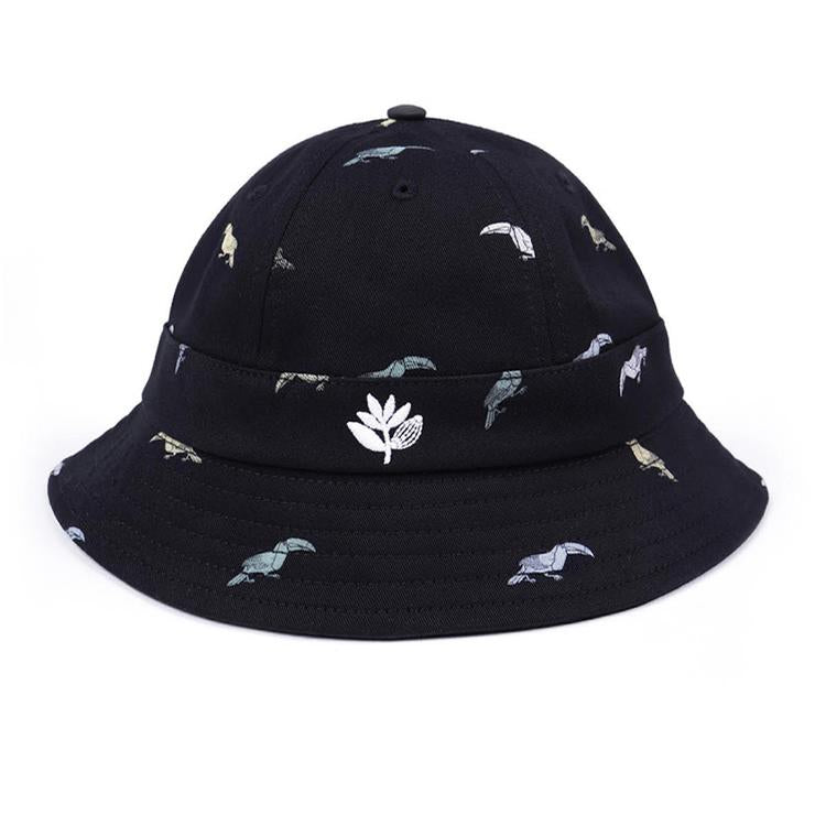 Flock Bucket Hat (Black)