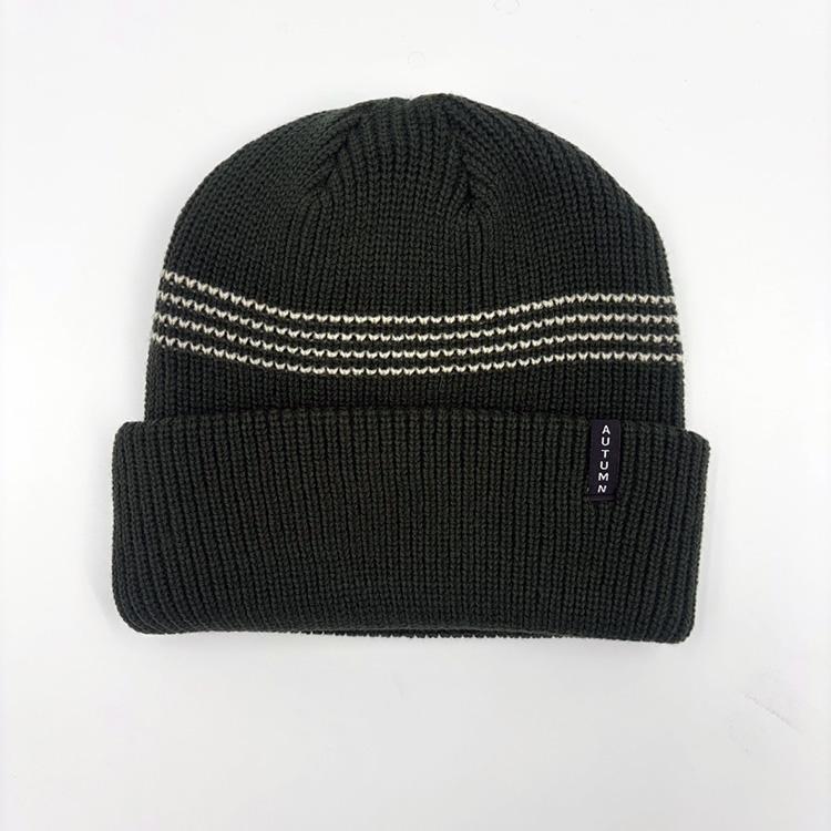 Mini Stripe Beanie (Sycamore)