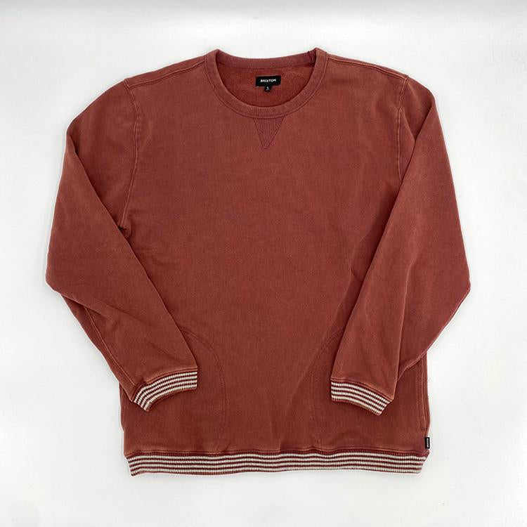 Collegiate Pocket Crew (Mahogany/Heather Grey)