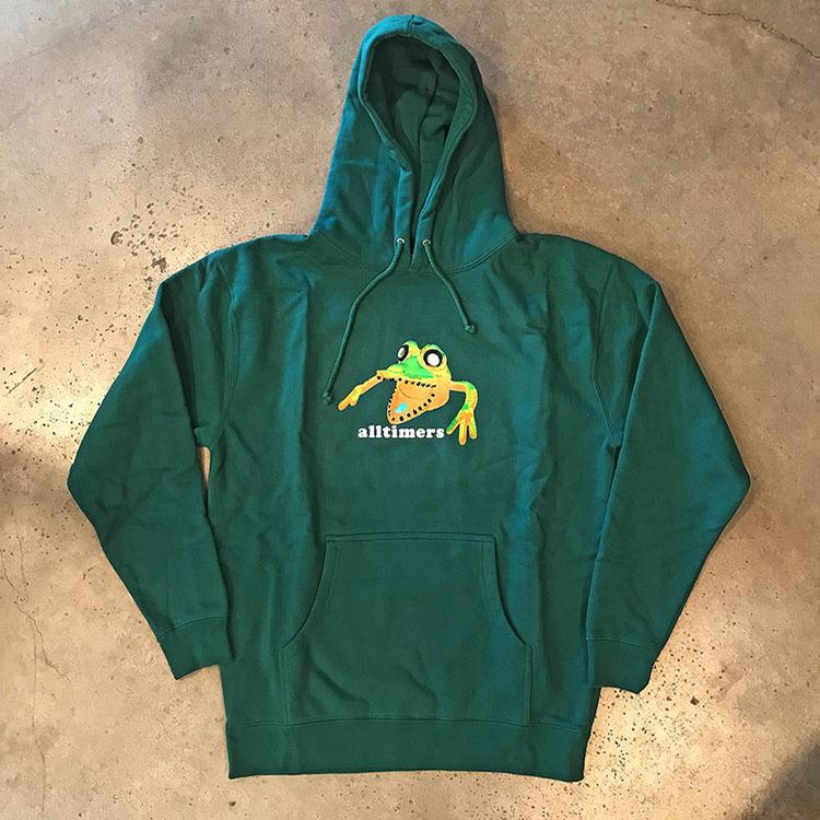 Popped Monsta Hoodie (Forest Green)
