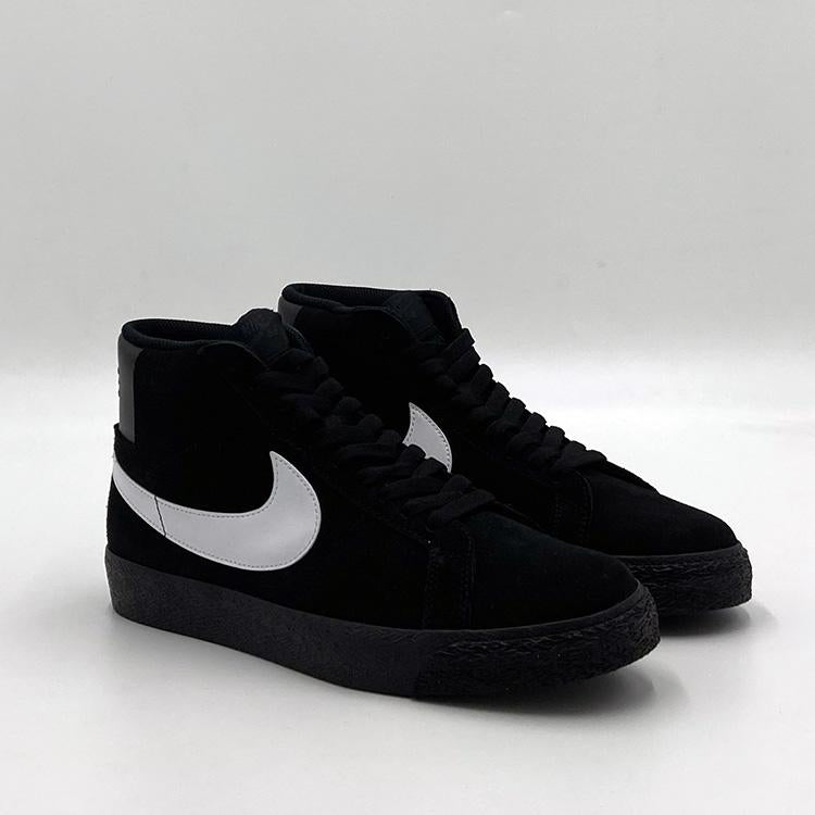 Blazer Mid (Black/White/Black)
