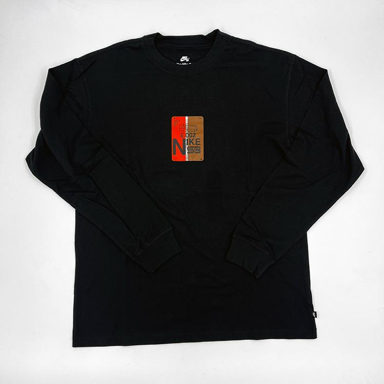 Muni Pass Dunk L/S Tee (Black/Safety Orange)