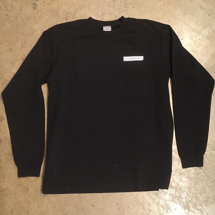 Mitered Logotype L/S (Black)