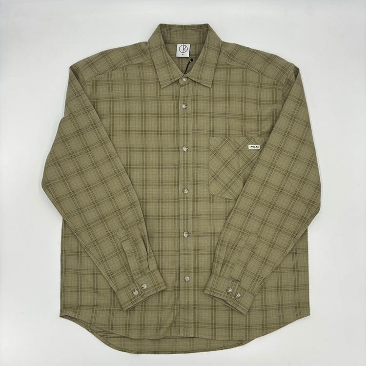 Mitchell L/S Flannel (Green/Beige)