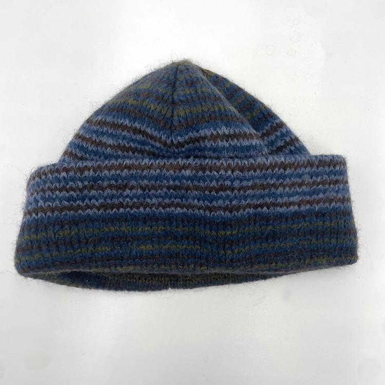 George Beanie (Blue Green Stripe)