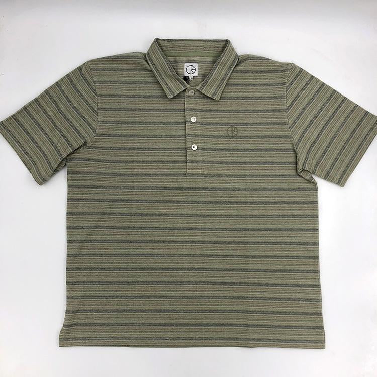 Mulitstripe Polo Shirt (Green)
