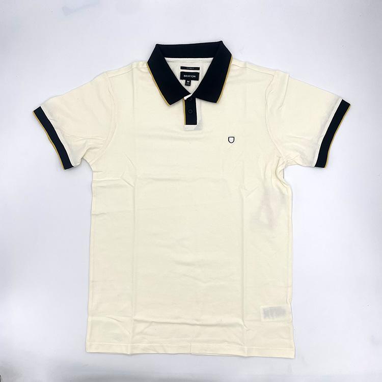 Proper S/S Polo (Off White/Black)