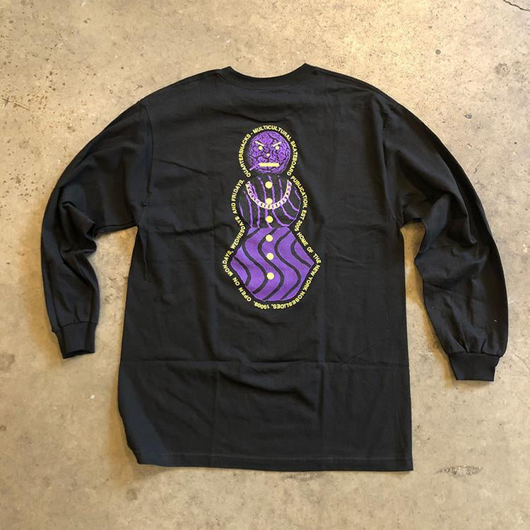 Snackman Flyer L/S Tee (Black)
