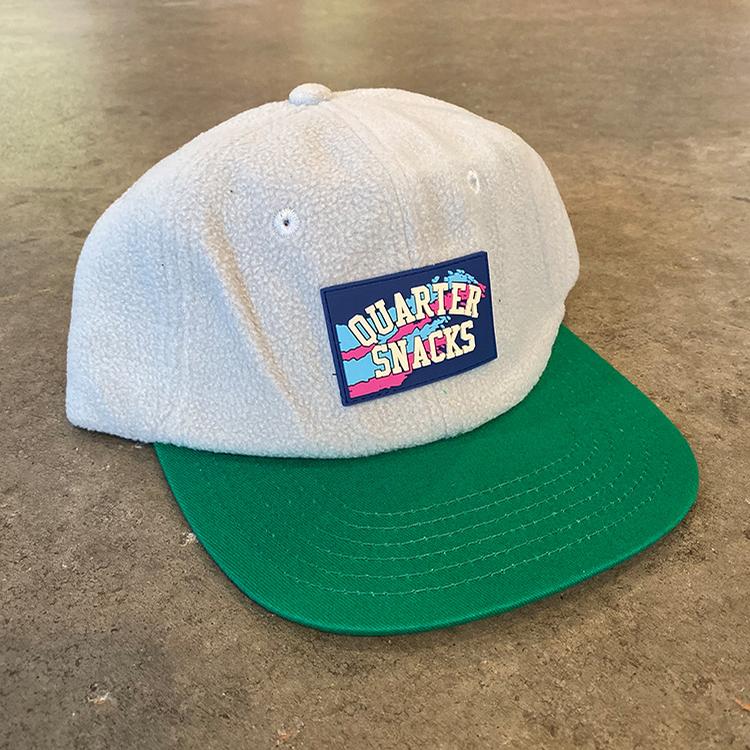 Fleece Cap (Grey/Green)