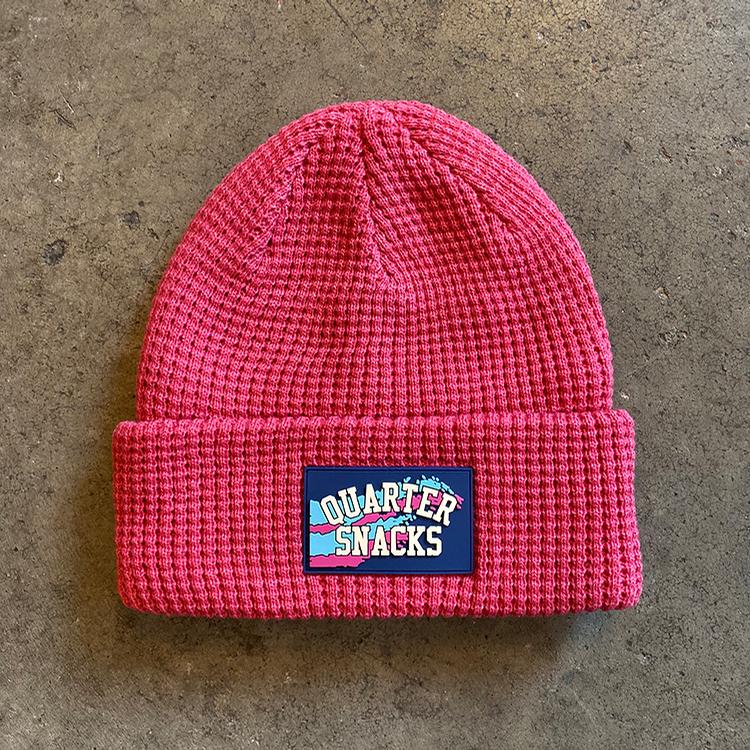 Waffle Beanie (Magenta)