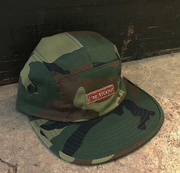 Fabric Logo 5 Panel (Woodland Camo)