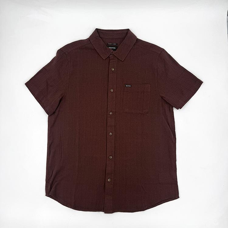 Sanford Oxford S/S Woven (Chocolate)