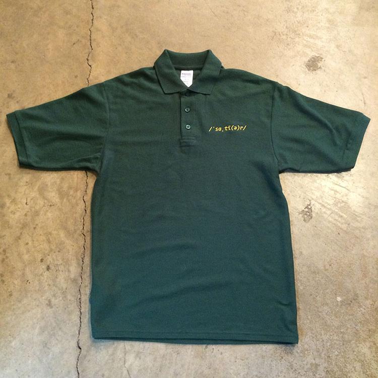 Embroidered Polo (Green/Gold)
