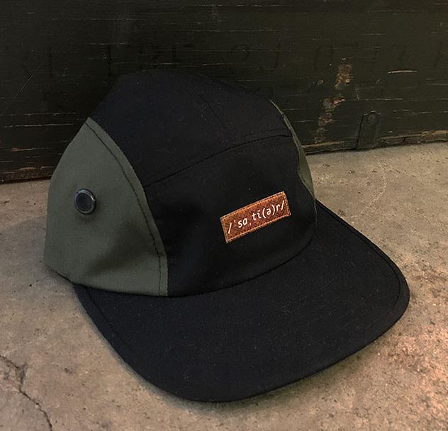 Fabric Logo 5 Panel (Black/Olive)