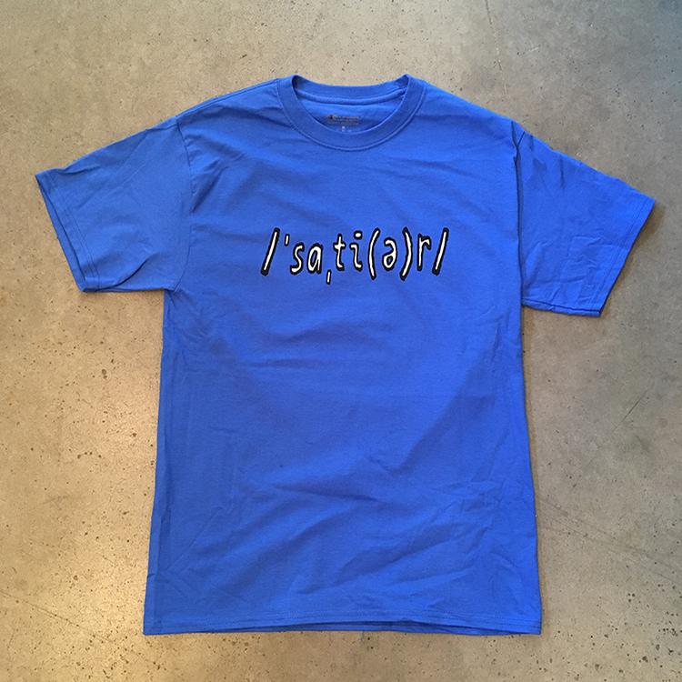 Handwritten Phonetic Logo Tee (Blue)
