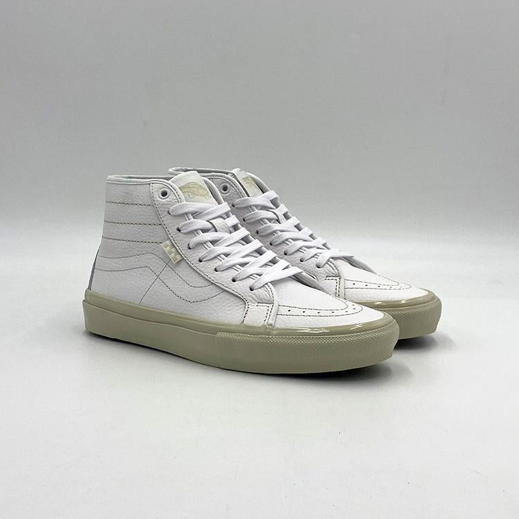 Skate Sk8-Hi Deco (Vintage Leather White)