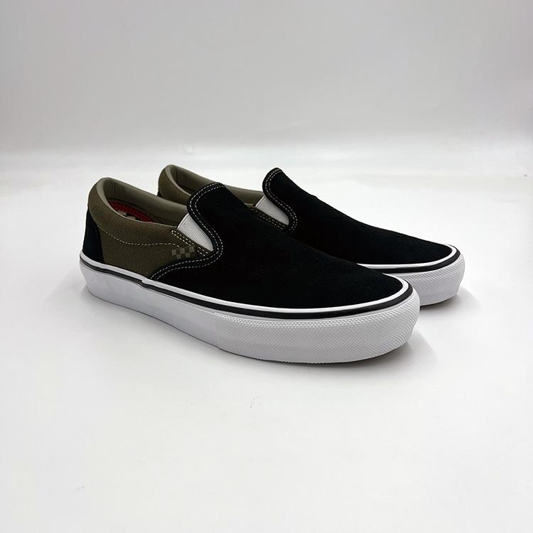 Skate Slip-On (Black/Olive)
