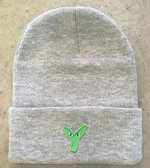 Plant Logo Beanie (H. Grey)