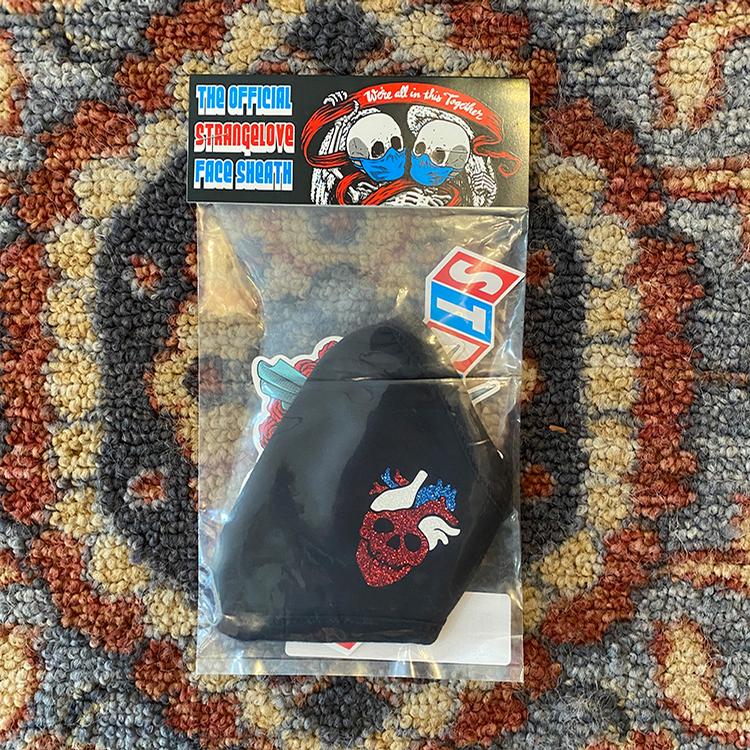Heart Skull Mask (Black)