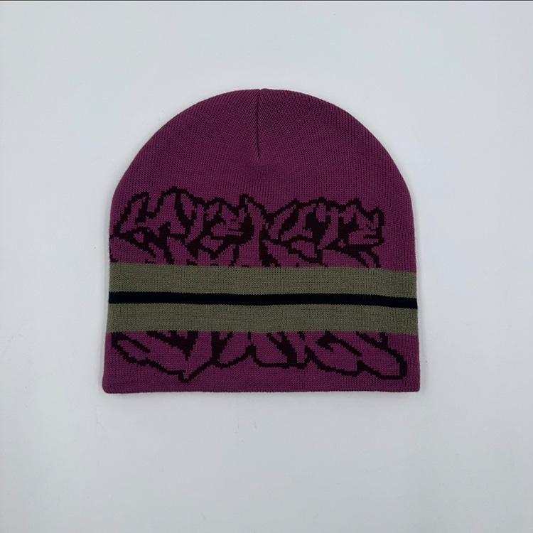Stripe Beanie (Red)