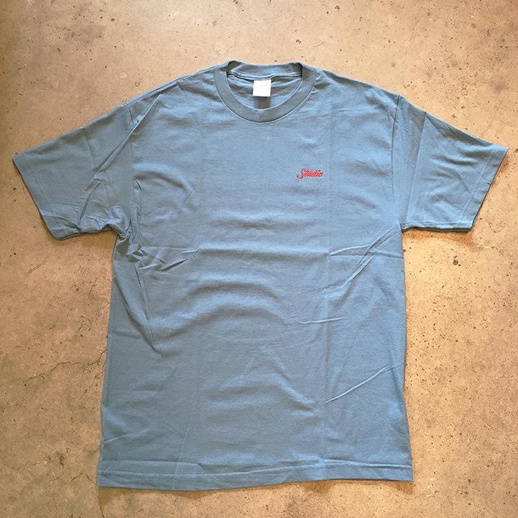 Studio Script Tee (Slate)